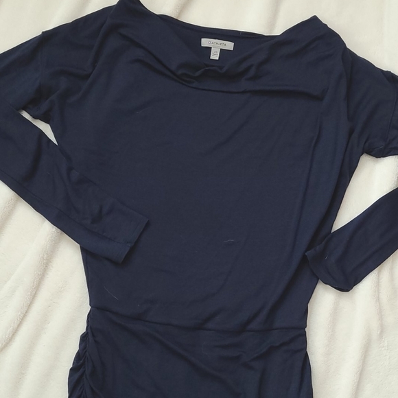 Athleta Women's Solstice Dress Navy Blue Size XS - Picture 3 of 7